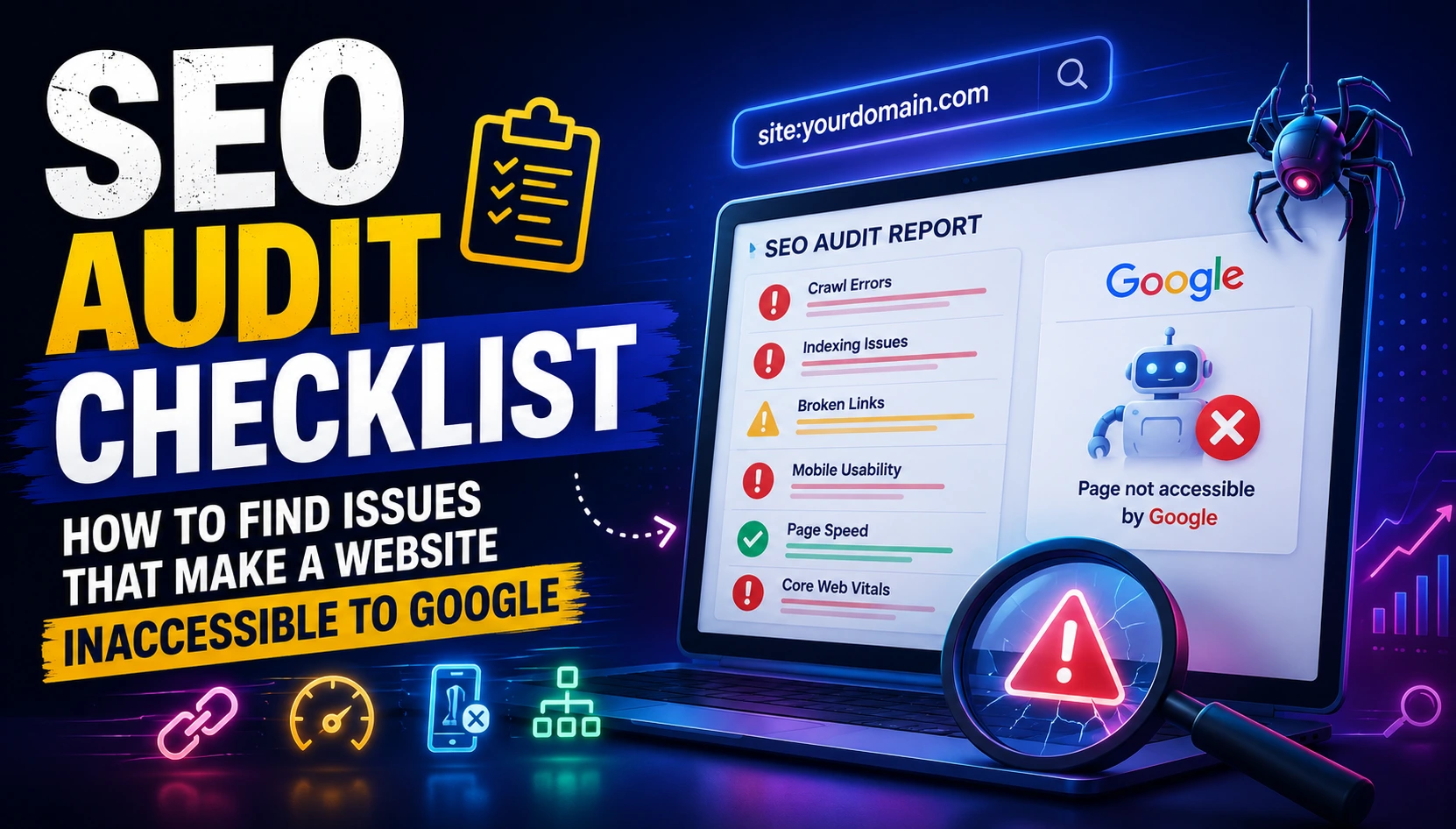 SEO Audit Checklist: How to Locate Issues That Make a Website Inaccessible to Google